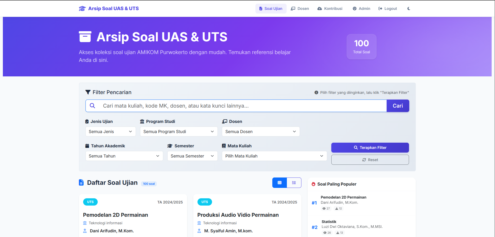 Portal Arsip Akademik